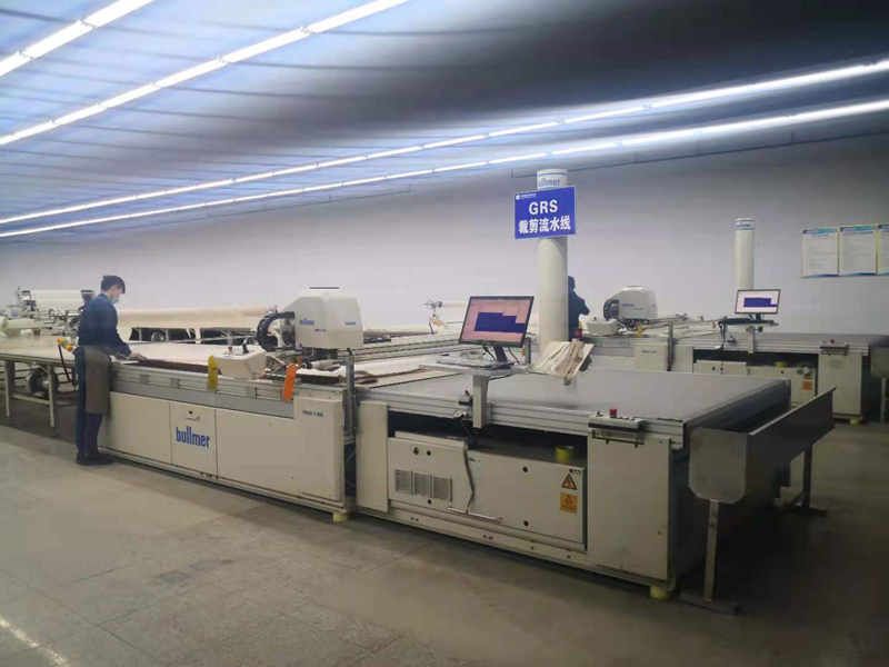 褲子生產現場